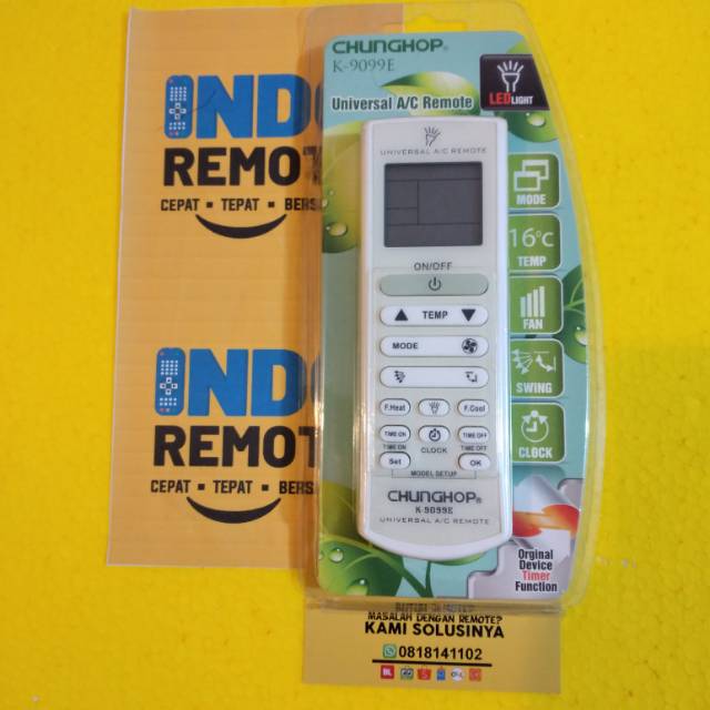 Remote AC Chunghop K-9099E