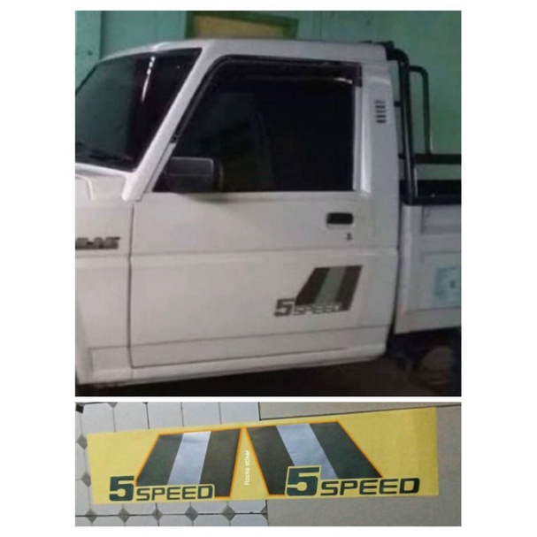 Stiker List Body Pintu Taft 5 speed Pintu Taft 5speed sepasang satu set kanan dan kiri/ Sticker Stik