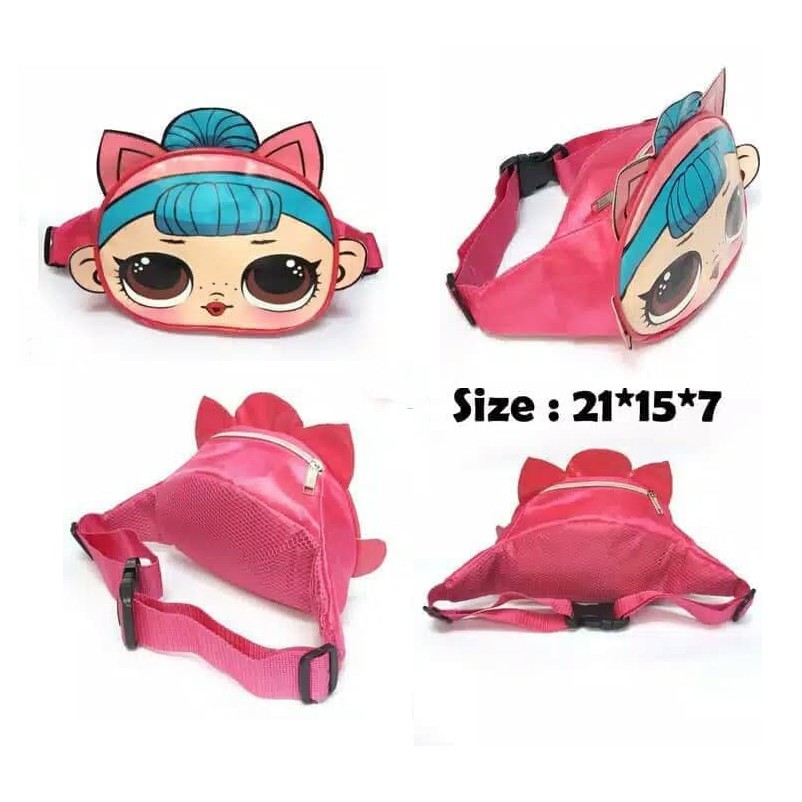 Tas Pinggang Waist Bag Anak LOL - Troublemaker