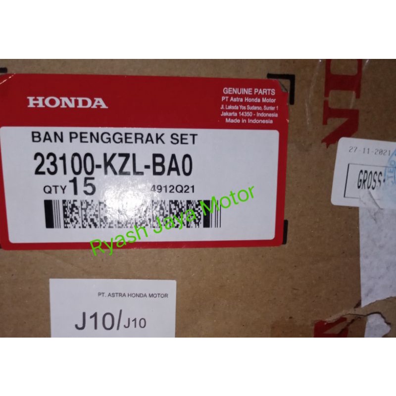 Paket v-belt Honda AHM Original for beat F1/Scoopy F1/Spacy F1/ Vario 110 F1