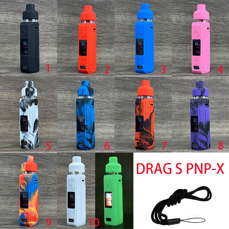 (free Lanyard) drag s pnp-x silicone skin protection soft rubber cover Tekstur Cangkang Penutup Pelindung