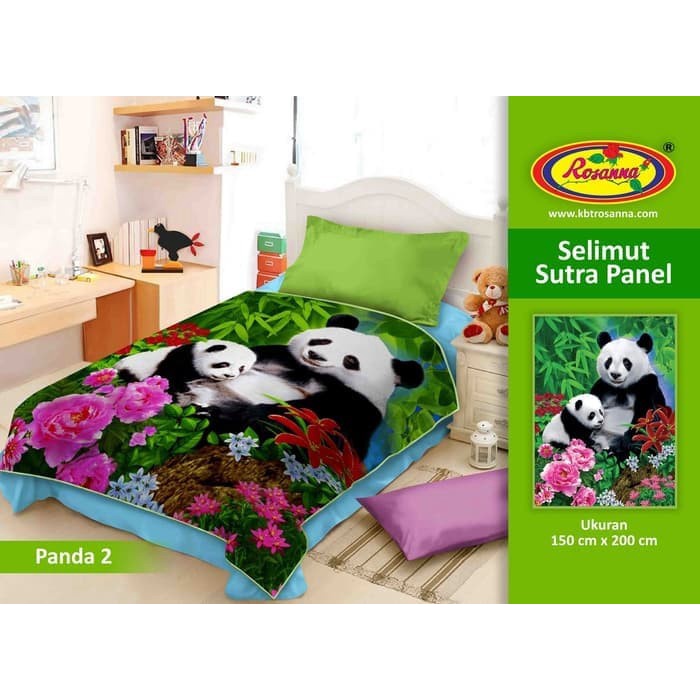 Selimut Sutra Rosanna Panda 150x200