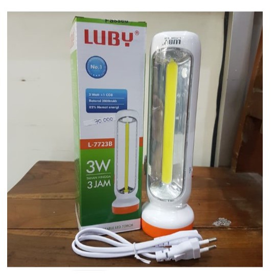 Luby Rechargeable LED Torch L-7723B