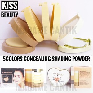 [ 5 Warna ] HEART Contour Concealing Shading Powder 5 in 1 kiss beauty-