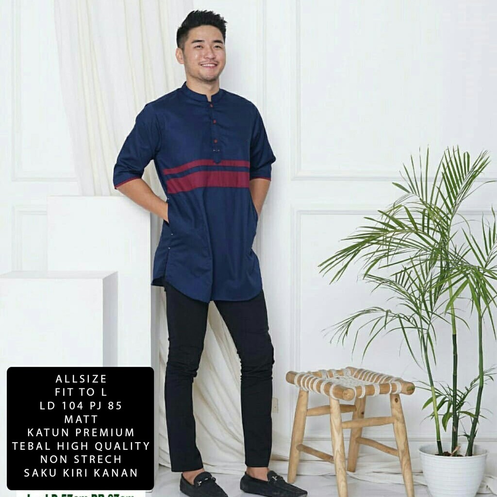 Baju Koko savig size L katun