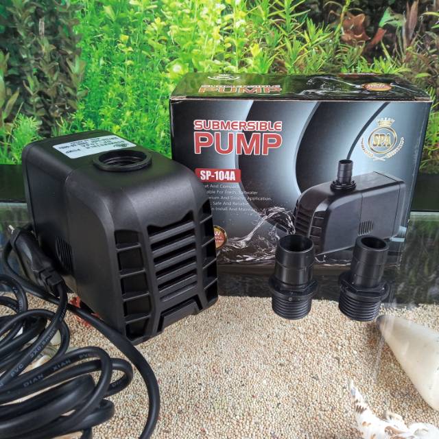 SAKKAI SPA SP-104A POMPA CELUP AQUARIUM KOLAM HIDROPONIK Waterfall Air Mancur Submersible Pump Power Head