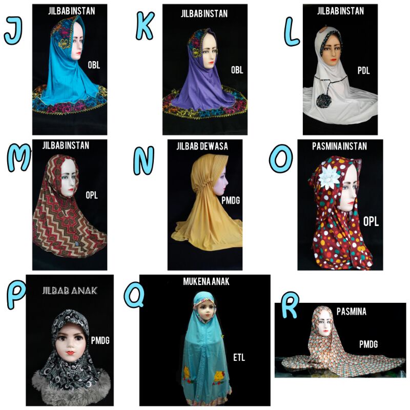 OBRAL Jilbab instan dan pasmina