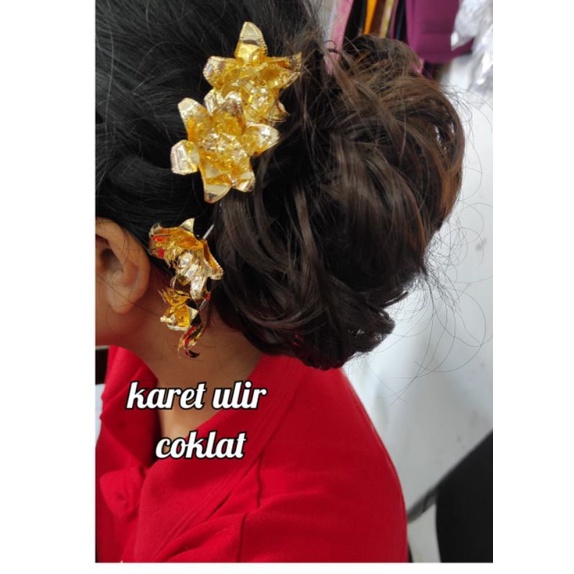 karet ulir premium//ikat rambut