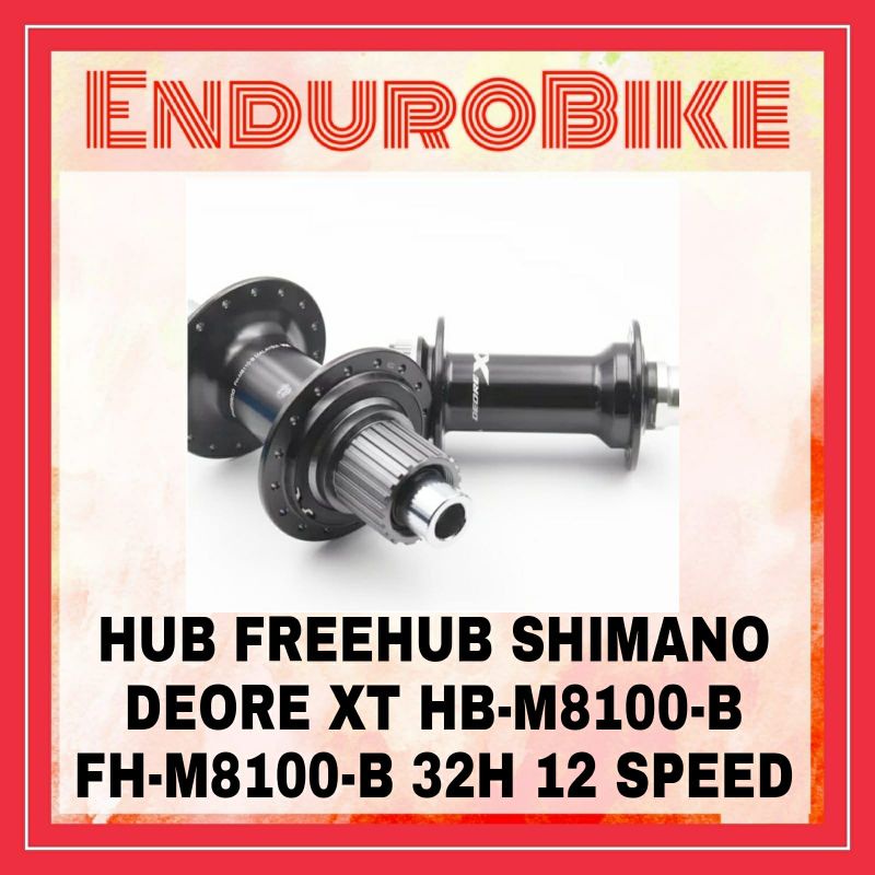 HUB FREEHUB SHIMANO DEORE XT M-8110-B ORI 32 HOLE  BOOST 32H 110-148 ENDUROBIKE