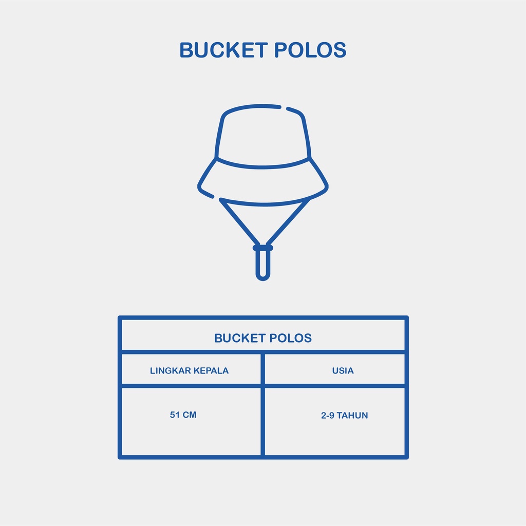 Premium Topi Bucket Anak Polos Topi Bucket Anak Tali Polos Topi Bucket Bayi Topi Bucket Anak Lucu