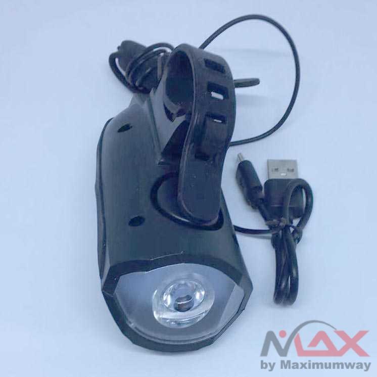 ANLOOK Lampu Klakson Sepeda Bike Light XPG LED 250 Lumens - 7588 Warna Hitam