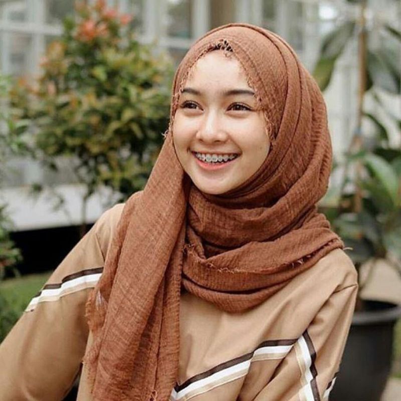 PASMINA CRINKLE SHAWL PREMIUM/ JILBAB PASMINA CRINKLE