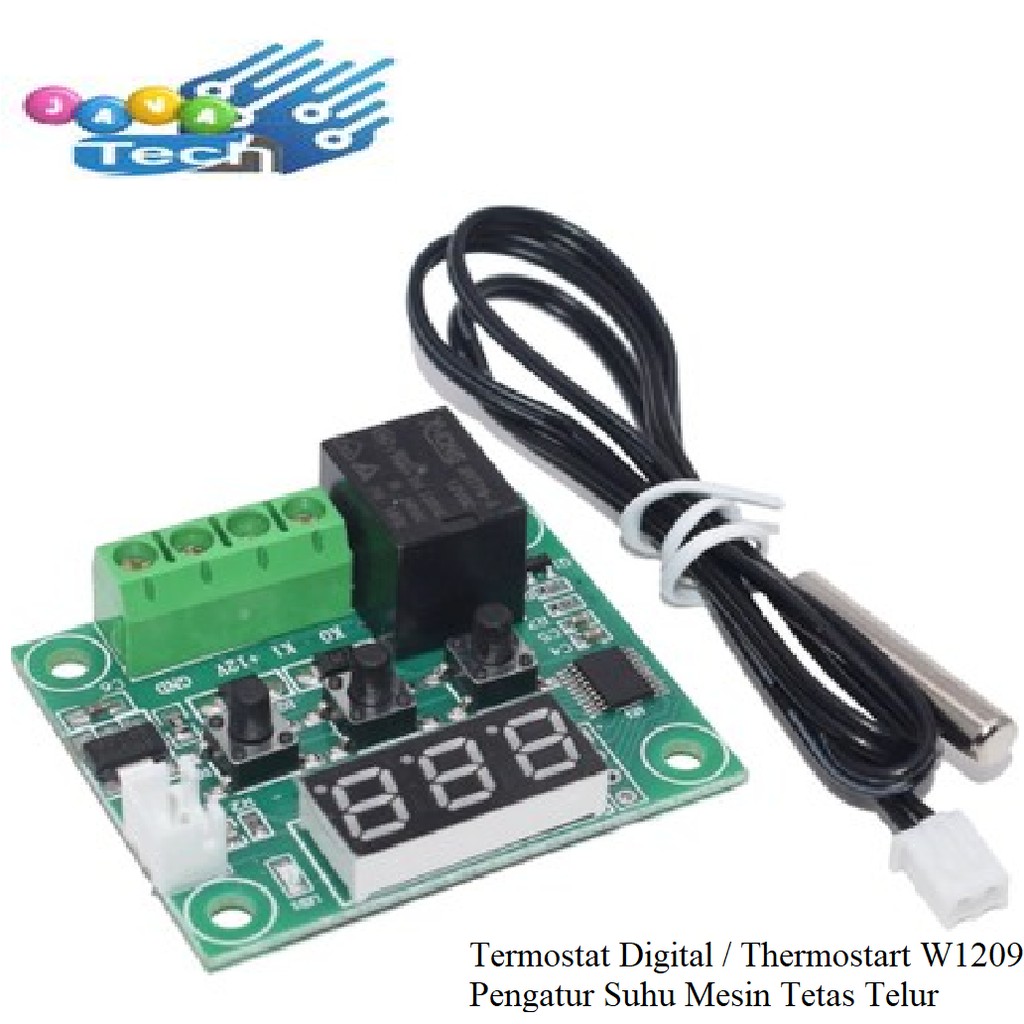 Termostat Digital / Thermostart W1209 Pengatur Suhu Mesin Tetas Telur