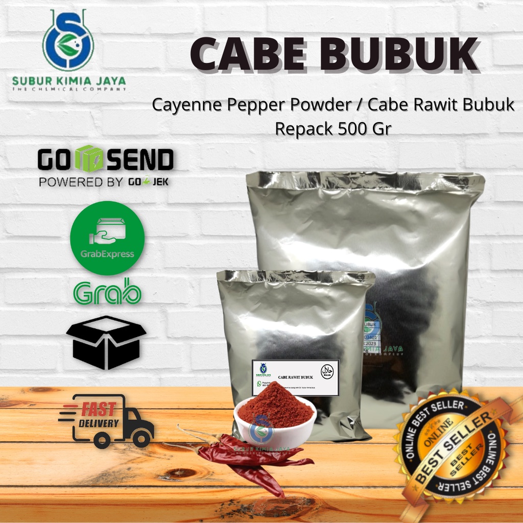 

Cabe Rawit Bubuk / Cayenne Pepper Powder 500 gr