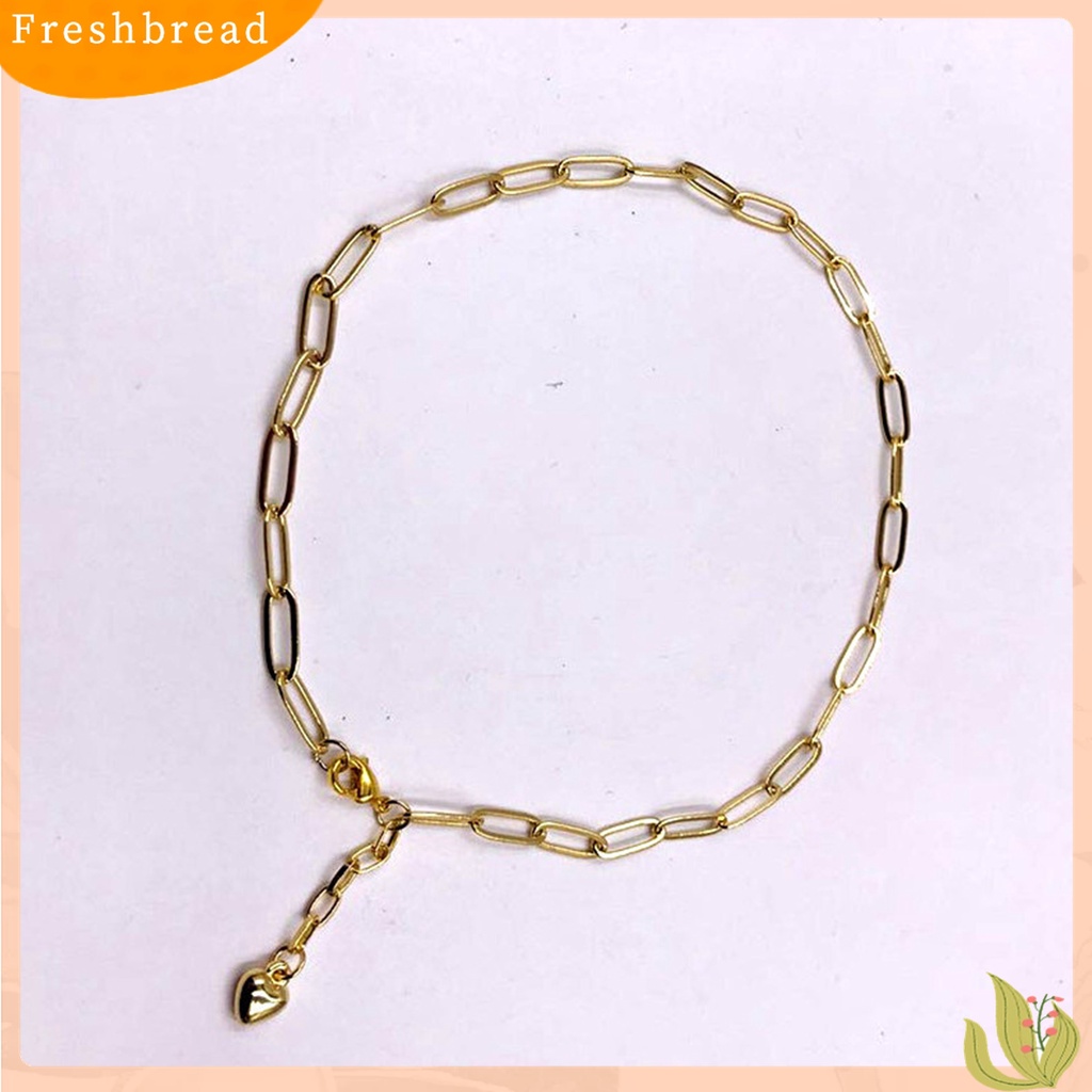 Terlaris Women Fashionable Vintage Paperclip Anklet Bracelet Foot Chain Jewelry Gift