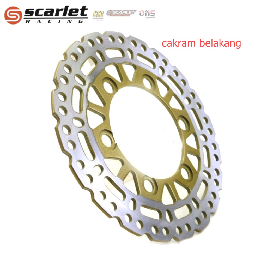 DISK CAKRAM KLX 150CC-DTRACKER 220MM 190MM  BELAKANG PIRINGAN CAKRAM BELAKANG KAWASAKI KLX 150CC UKURAN 190MM BAUT 6