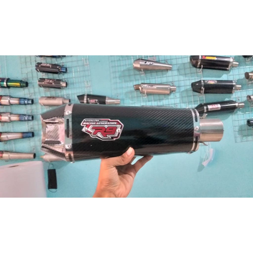 KNALPOT R9 ALPHA FOR VIXION MEGAPRO BYSON CBR 150 CB 150 R15 GSX SONIC DLL