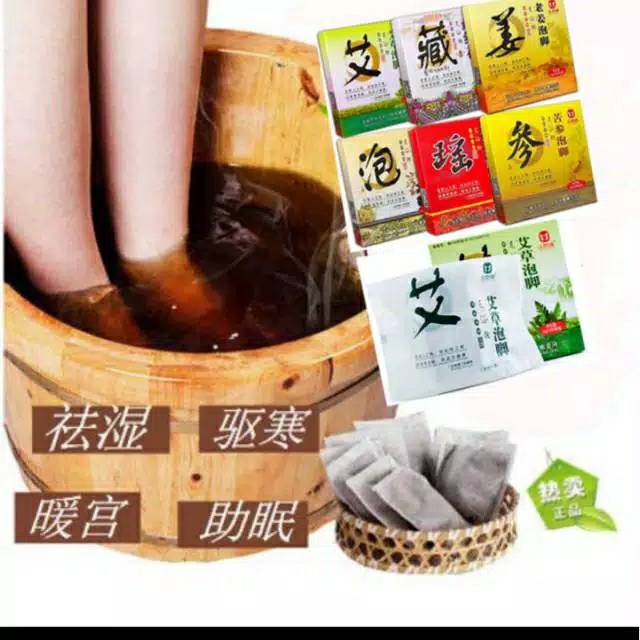 PROMO Paket Komplit Jahe Ramuan Herbal Rendam Kaki / Tempel Kaki Detox JAHE