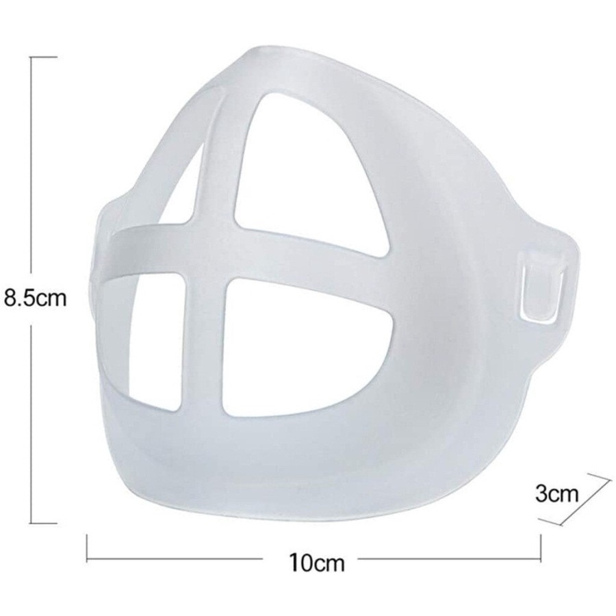 PENYANGGA MASKER 3D MARK BRACKET SILICON SIRKULASI UDARA anti engap anti sesak