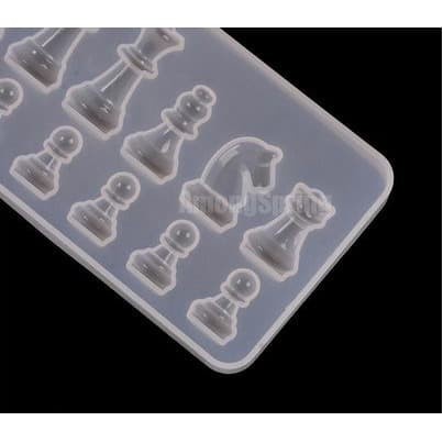 Chess Shape Silicone Mold - Cetakan Resin Bentuk Catur