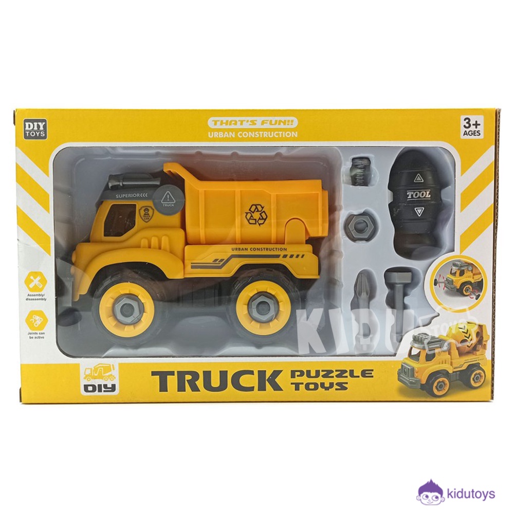 Mainan Truck Konstruksi Construction Truck Molen Dump Truck Kidu Toys