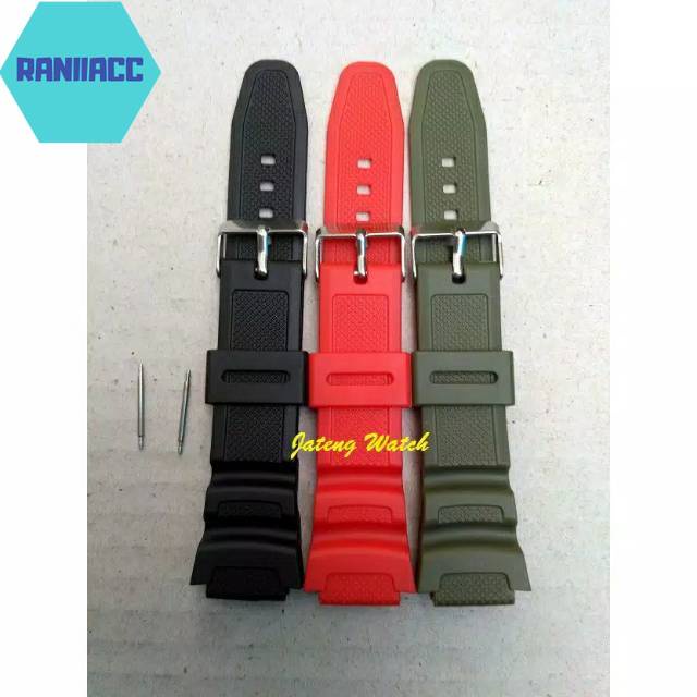 Tali Jam Tangan Casio AQS-810 AQ-S800W Rubber Strap CASIO AQS810 AQS800W .