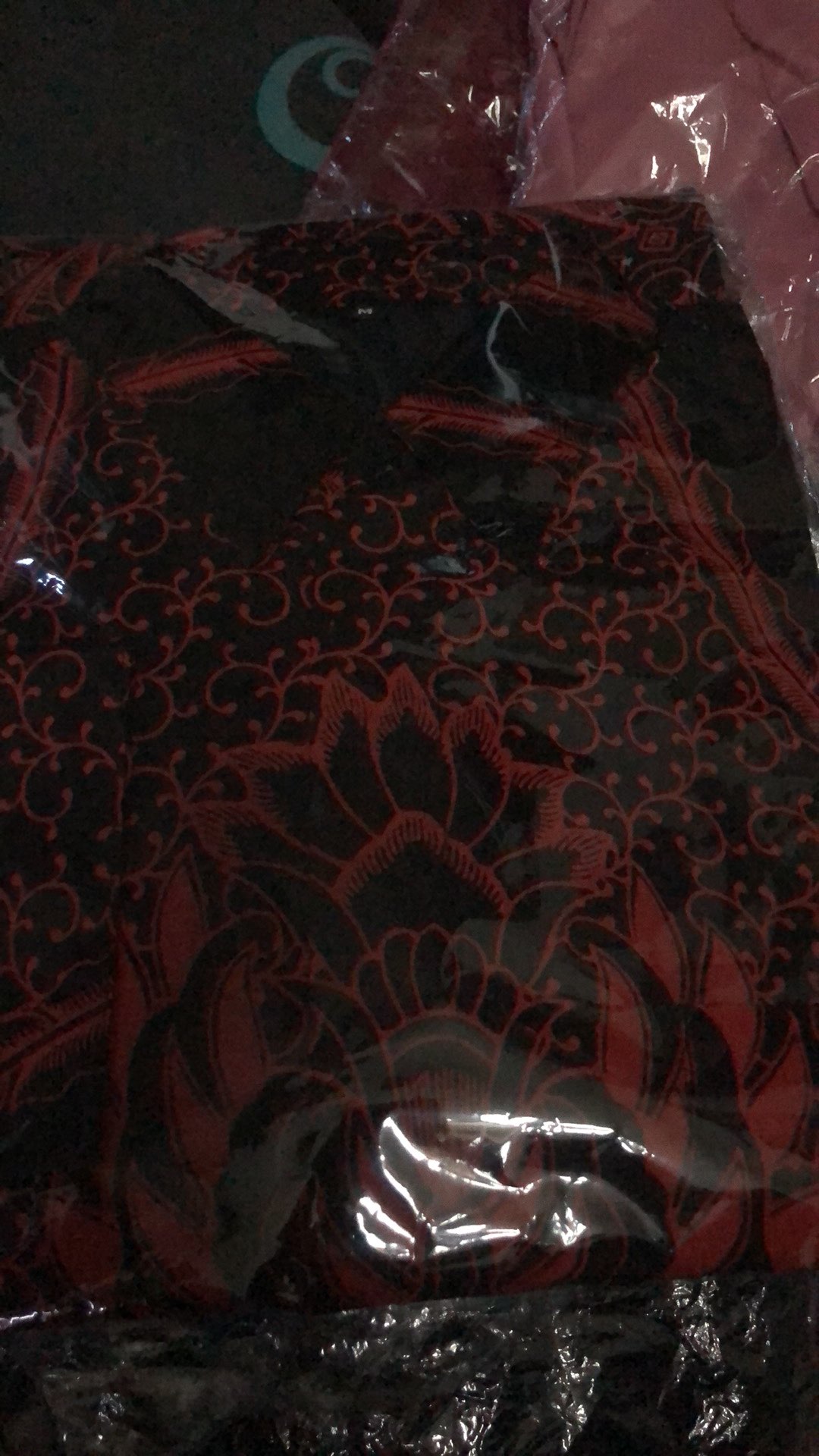 Kartiko Wijoyo Merah Kemeja Batik Pria Katun Sragenan Full Furing