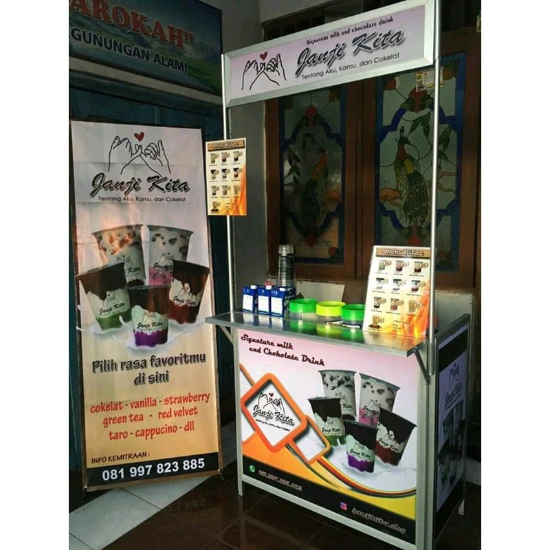 

Paket Booth Aluminium Portabel