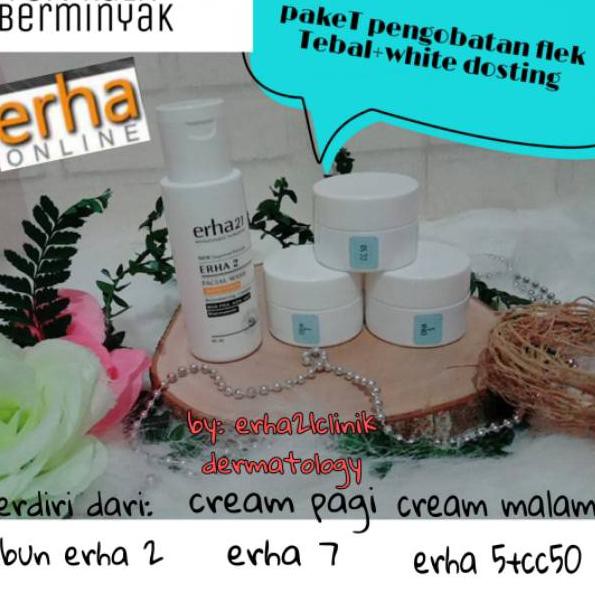 Jual (BERKWALITAS) - Paket Cream Erha Mengobati Flek Tebal Sulit Hilang ...