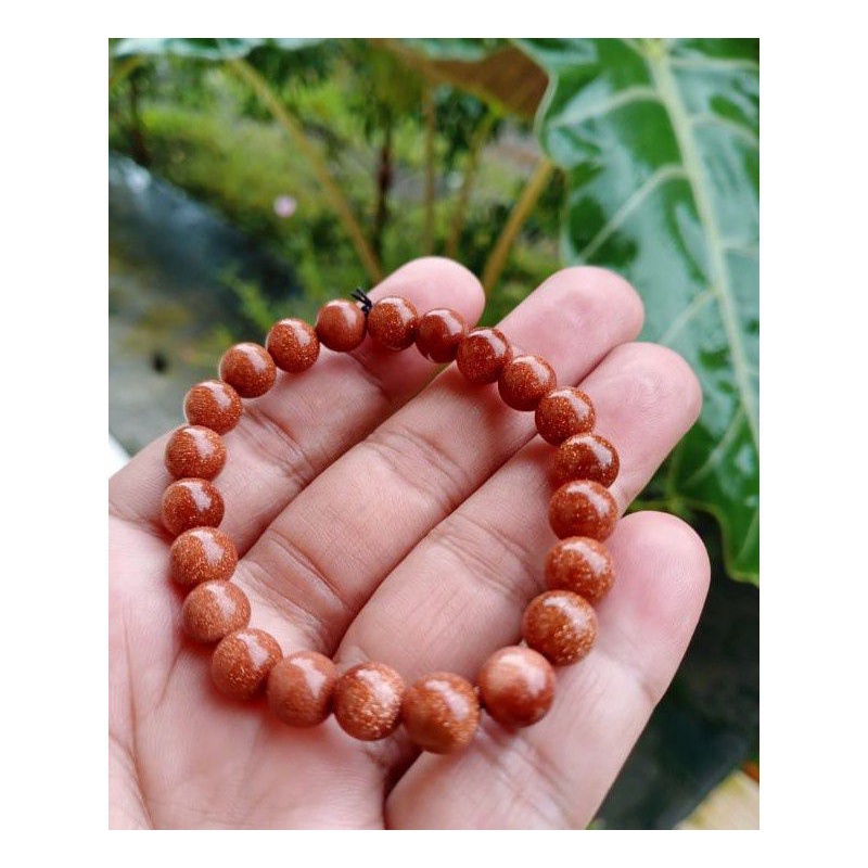 Gelang batu giok pasir emas/gelang dewasa