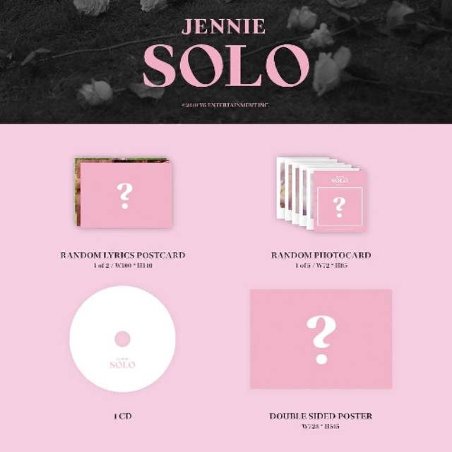 [PELUNASAN] JENNIE - SOLO + POSTER