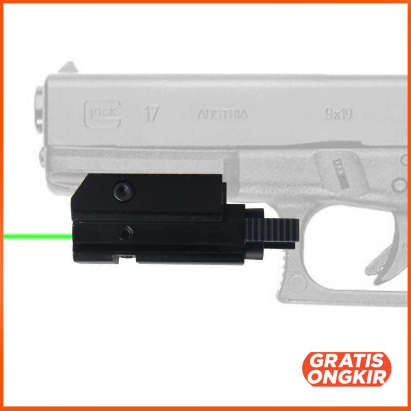 Tactical Green Dot Hunting Laser Sight Pistol 11mm - LS15