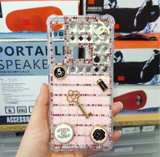 Case Oppo A3s Oppo F9 F11 samsung A50 Ip 11pro Vivo Y95 Bling case all type