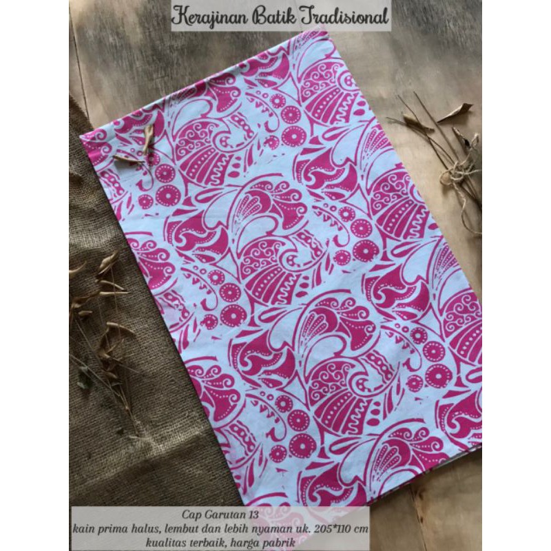 Kain Batik Cap Garutan batik pekalongan seragam keluarga kamen