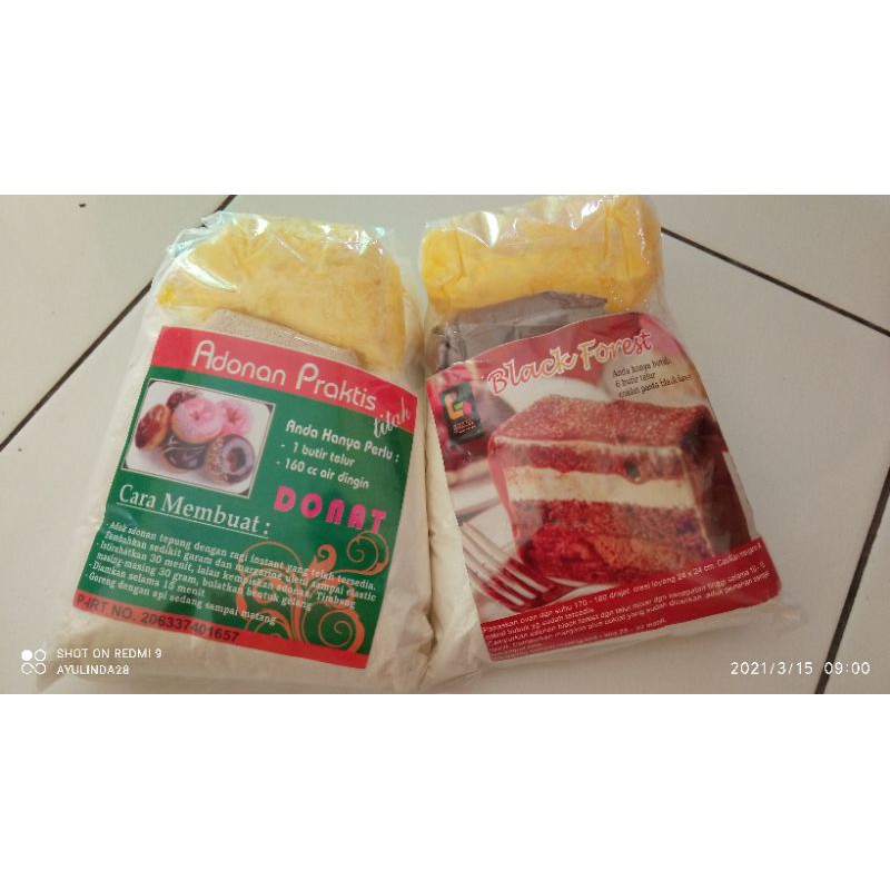

adonan instan kue black forest murah siap saji