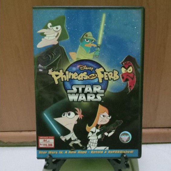 DVD PHINEAS AND FERB STAR WARS (Original)