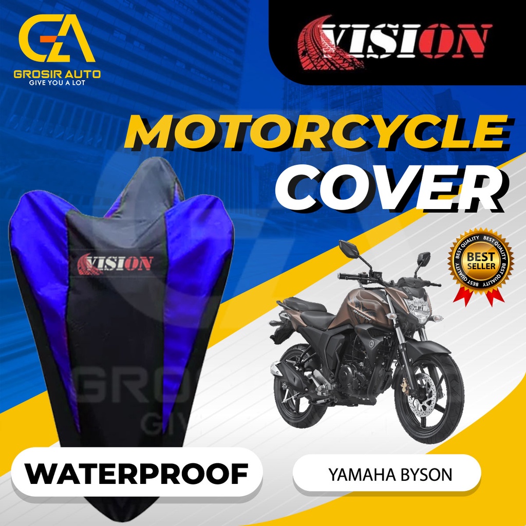 Sarung Motor BYSON Anti air Vision / Cover Selimut Penutup Sarung Mantel Motor Vision