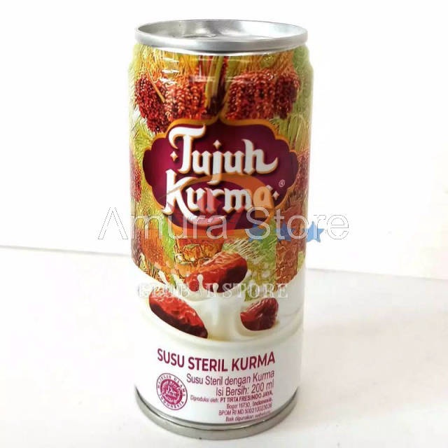 

susu steril tujuh kurma per kaleng satuan 200 ml