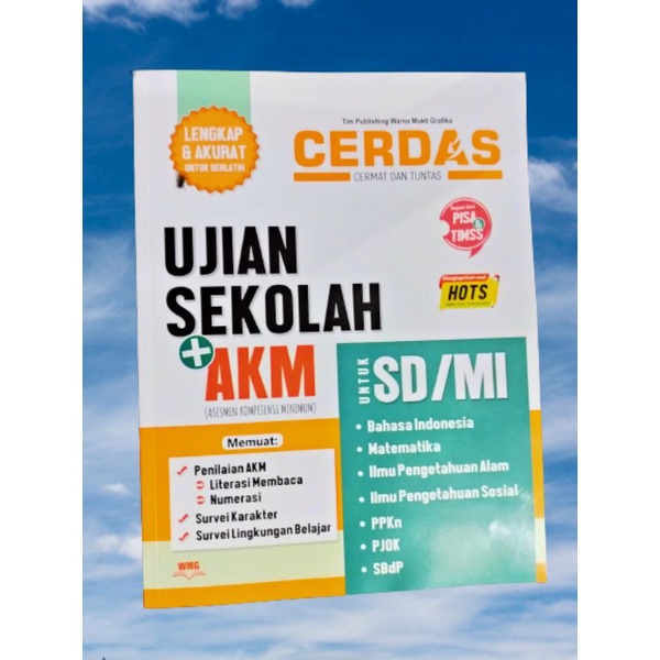 ORI buku teks cerdas ujian sekolah plus AKM untuk SD/mi kelas 6 penerbit Arya duta