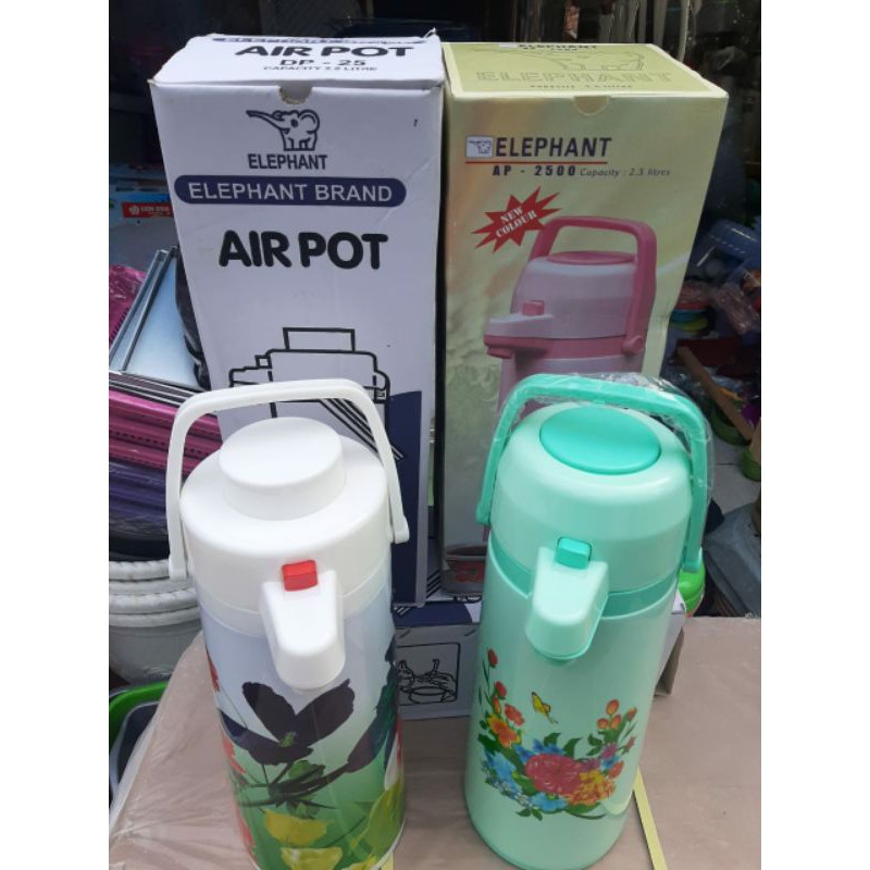 Thermos Air Panas Pump 2.5 Liter Elephant