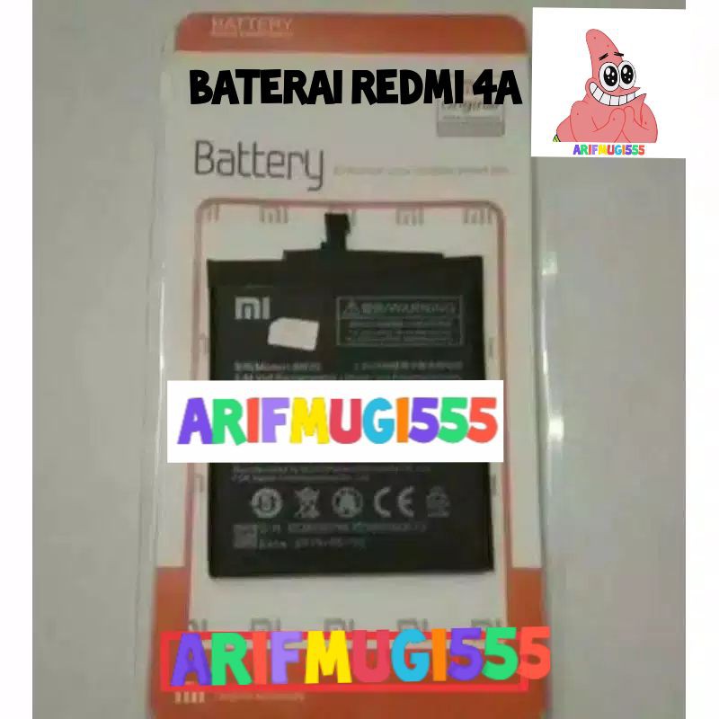 Batteray Battrey Batre Xiaomi Redmi 4A BN30 Original