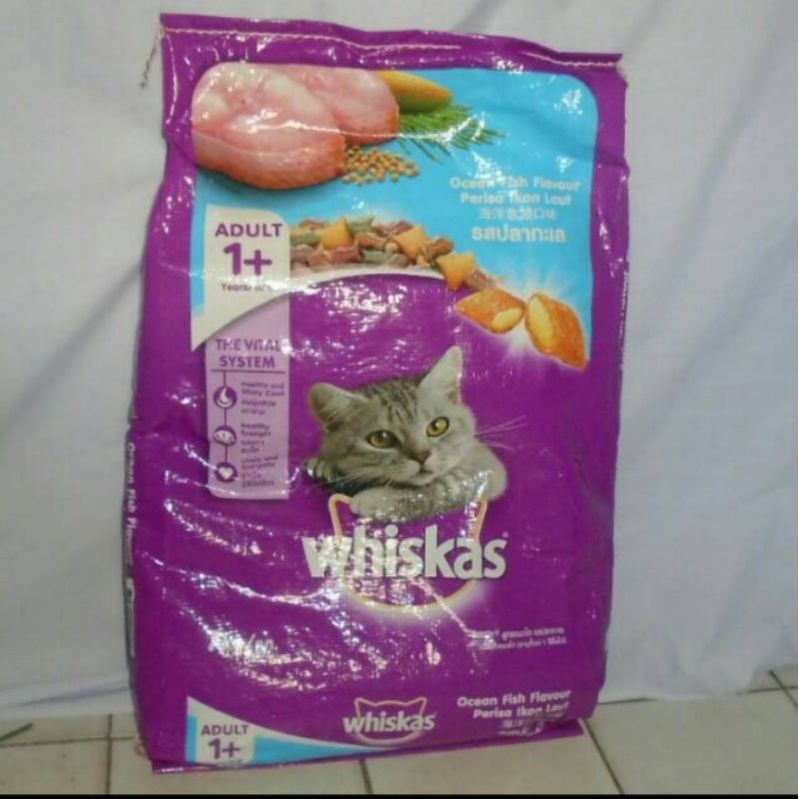 {GOSEND} Whiskas Ocean Fish 20kg Makanan Kucing Freshpack