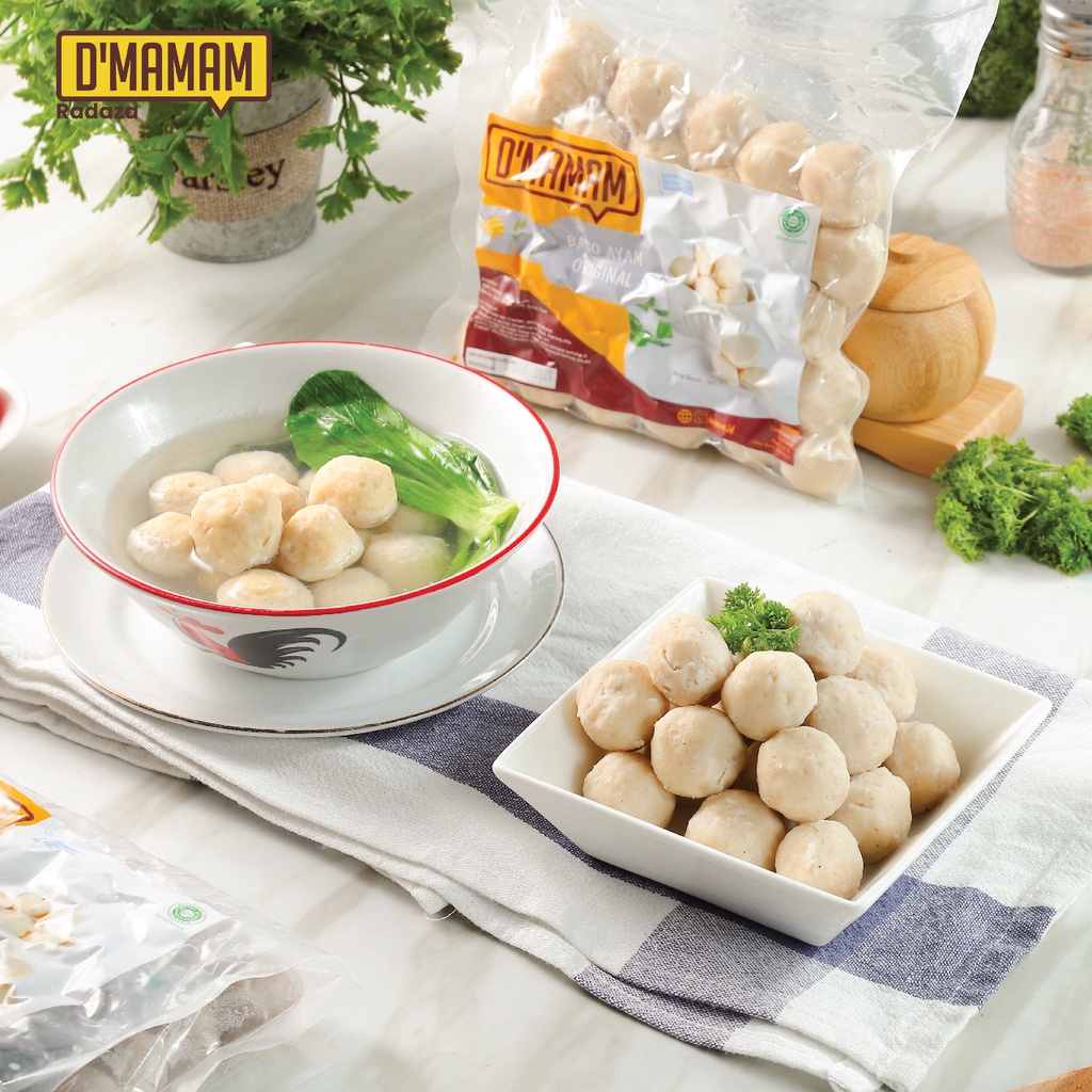 

D'MAMAM Bakso Ayam NO MSG, HALAL, BPOM 350gr