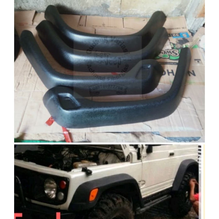 OVER FENDER JIMNY KATANA MODEL CJ POLOS BERKUALITAS