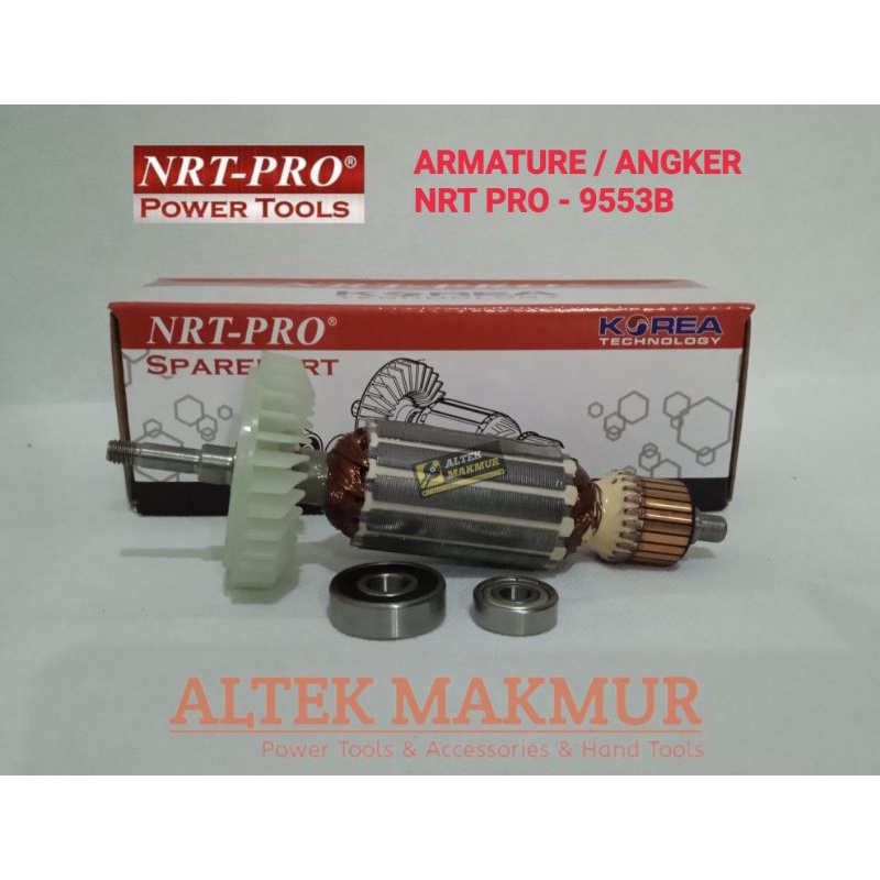 NRT PRO Armature 9553B / 9553 B / 9554 / Angker Mesin Gerinda Tangan Makita 9553B / 9553 / 9554 / Ar