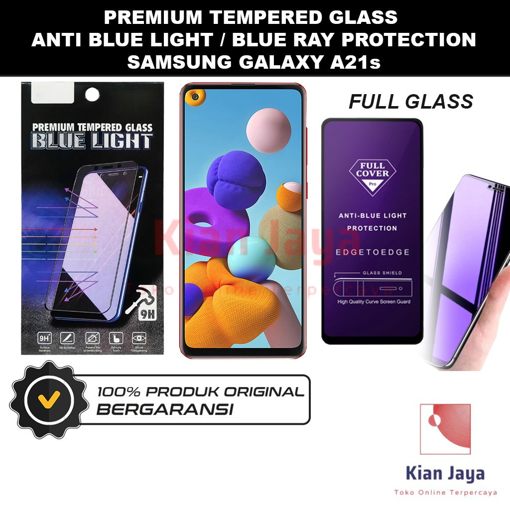 Tempered Glass Samsung Galaxy A21S Anti Blue Light Hp Temper Anti Gores