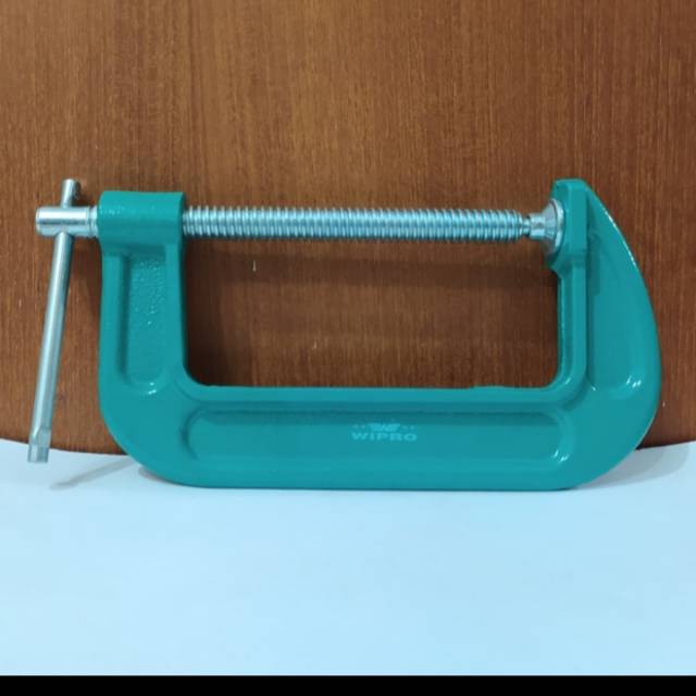 Catok Klem Kayu Clamp C 5" inch Alat Penjepit Wipro