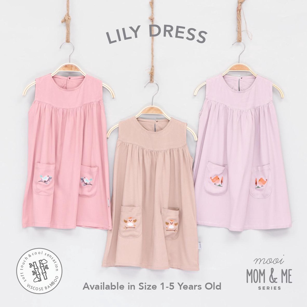 PROMO 7.7 PROMO BAJU LEBARAN MURAH CUCI GUDANG PROMO MOOI TERUSAN DRESS LILY DRESS ANAK PEREMPUAN atas anak perempuan