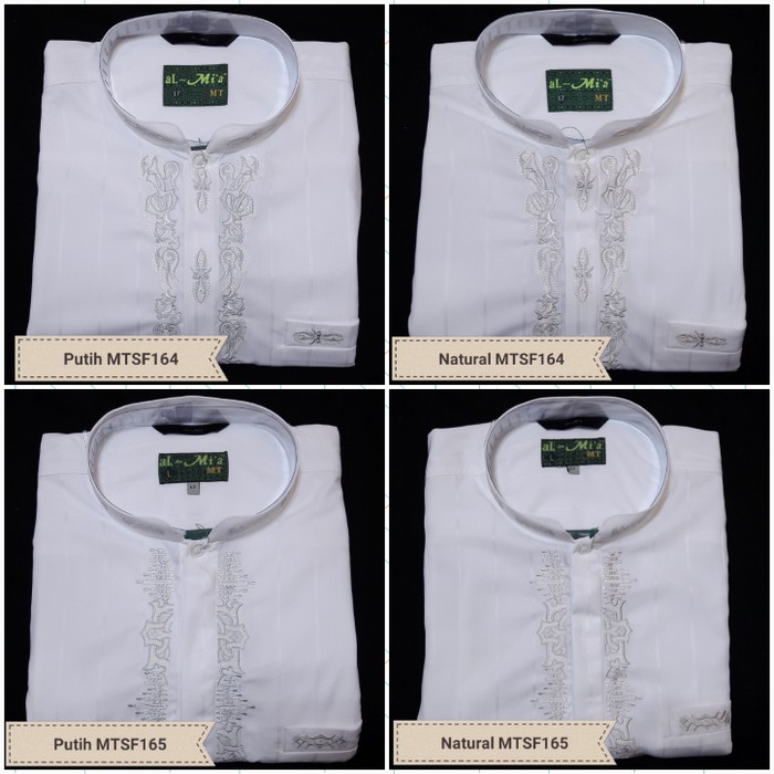 Baju koko lengan pendek al-Mia Jumbo Bigsize Besar L7