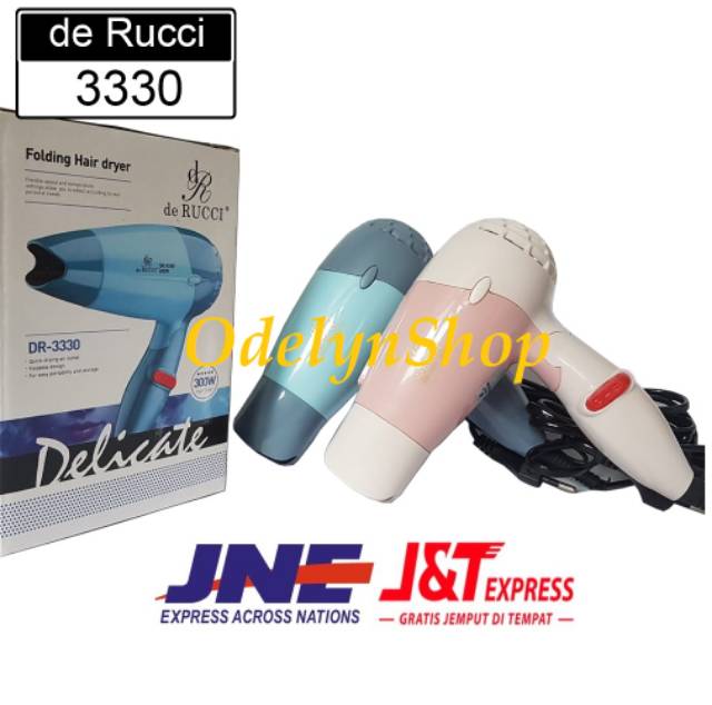 DR-3330 / HairDryer (Pengering Rambut) Mini / De Rucci Original